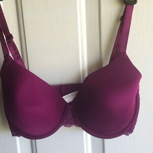 Maidenform purple demi cup bra 36DD
